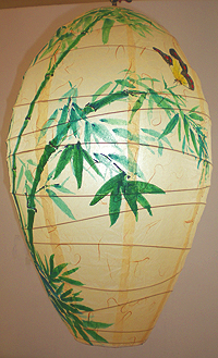 橄欖型彩繪燈籠